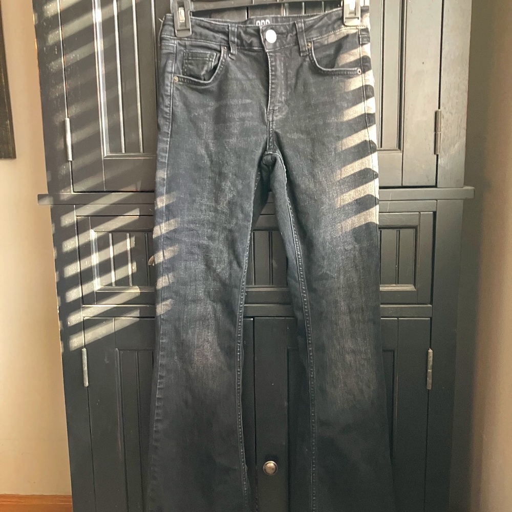 BDG Urban Outfitters Black Flare Jean Mid-Rise